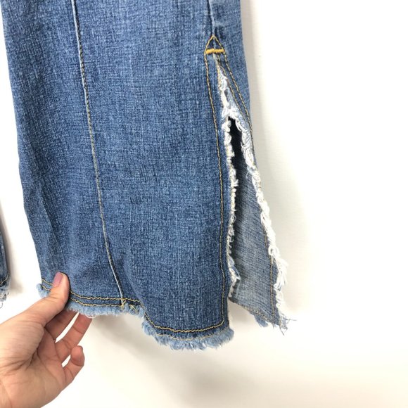 JNCO Vintage Corset Tie Up Flare Jeans Bell Bottom - Picture 6 of 13